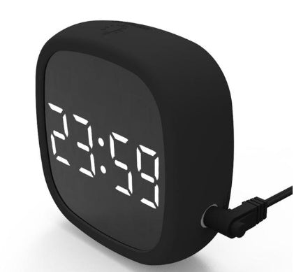 Voice control LED mirror alarm clock Digital voice alarm