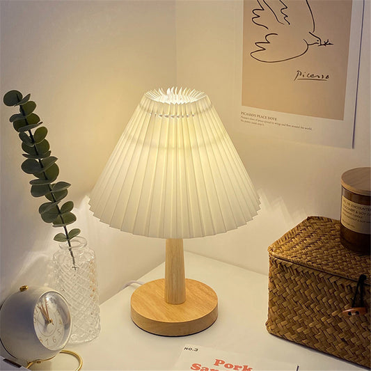 USB pleated vintage lamp
Dimmable Korean LED table light