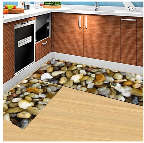 Non slip washable floor mat oil proof bath mat