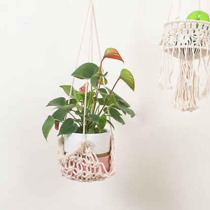 105 cm boho plant stand  tall boho planter holder 105 cm