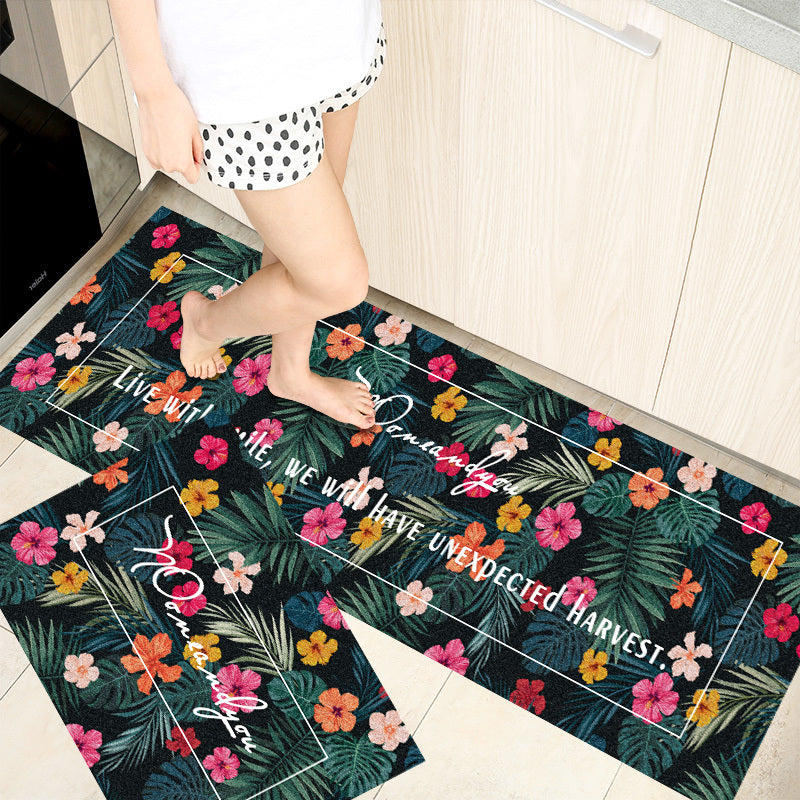 Ultra absorbent bath mat  quick‑dry bathroom floor mat