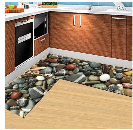 Non slip washable floor mat  oil proof bath mat