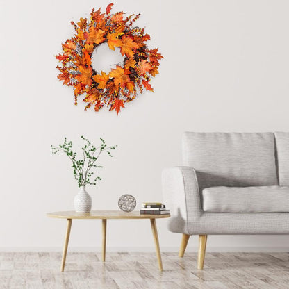 Autumn Harvest Wreath Autumn Foliage Front Door Wreath