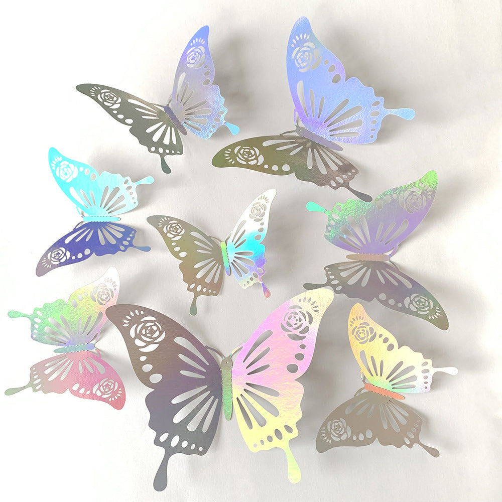 3D butterfly wall sticker  hollow butterfly wall décor