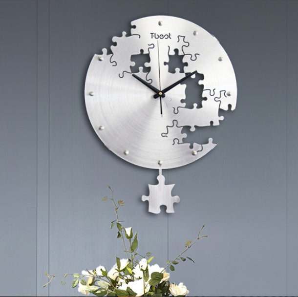 16 inch modern wall clock  minimalist silent wall clock  