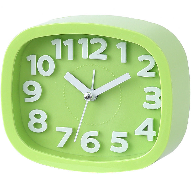 Mini Desk Clock Square Bedside Clock Kids Alarm Clock