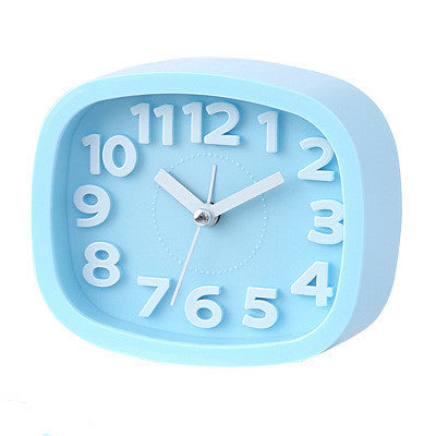Mini Desk Clock Square Bedside Clock Kids Alarm Clock
