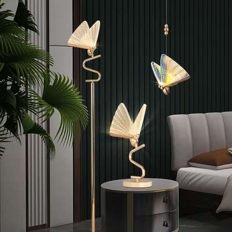 Butterfly chandelier lighting  butterfly lamp in living room