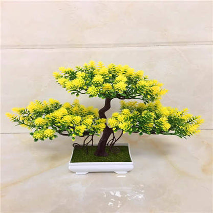 Artificial flower podium decor plastic floral podium display