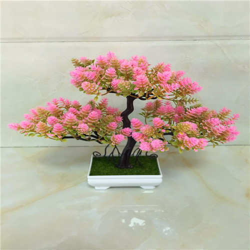 Artificial flower podium decor plastic floral podium display