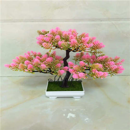 Artificial flower podium decor plastic floral podium display