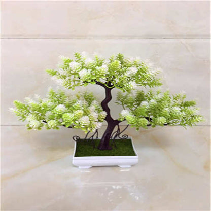 Artificial flower podium decor plastic floral podium display