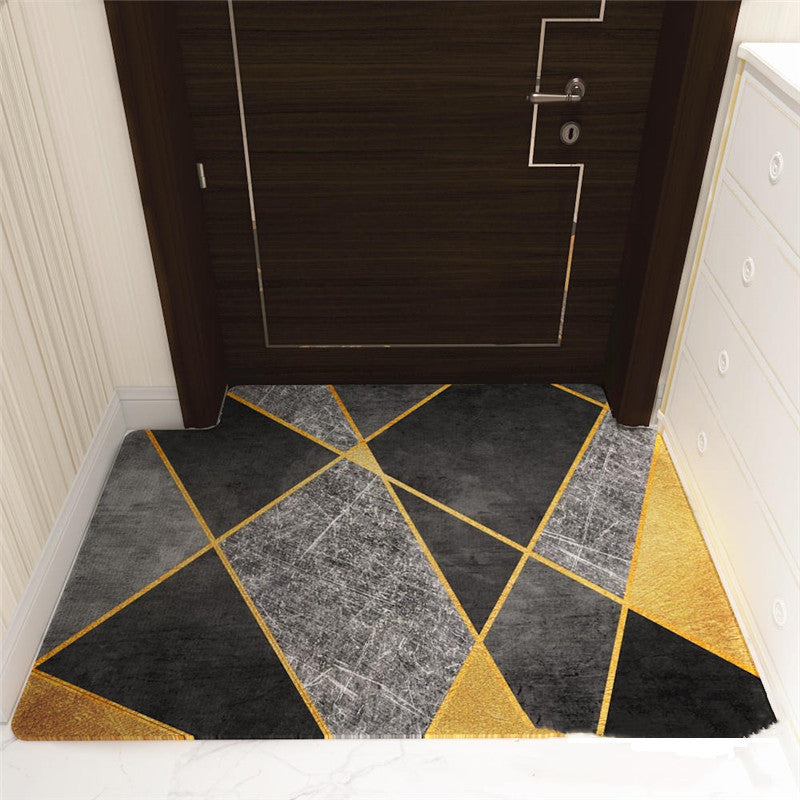 Non slip absorbent bath mat  quick dry bathroom mat