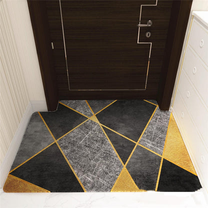 Non slip absorbent bath mat  quick dry bathroom mat