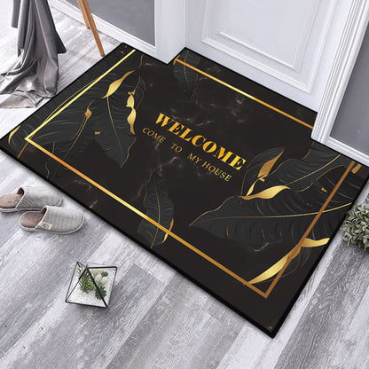 Non slip absorbent bath mat  quick dry bathroom mat