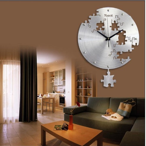 16 inch modern wall clock  minimalist silent wall clock  