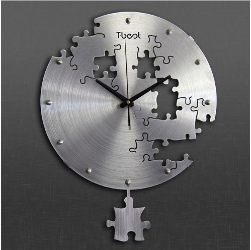 16 inch modern wall clock  minimalist silent wall clock  