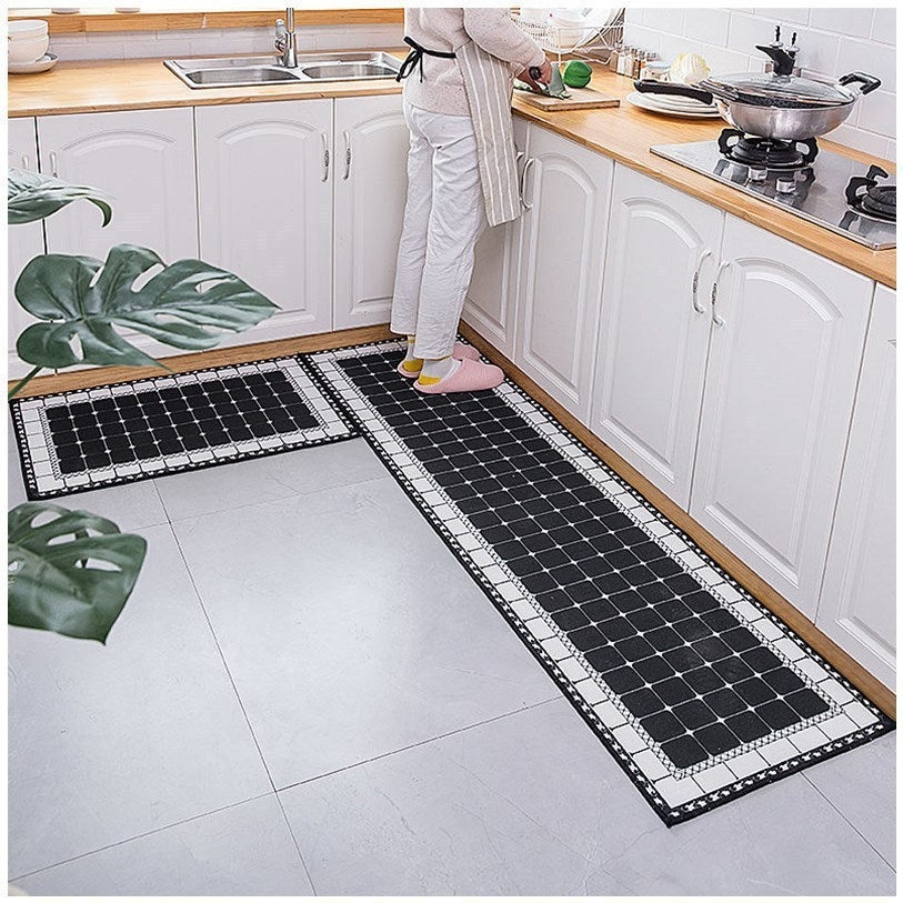 Oil proof kitchen floor mat anti oil splash runner mat