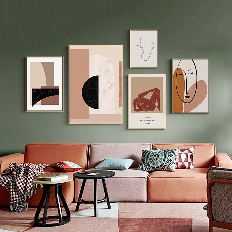 Decorative floral wall painting decorative abstract painting