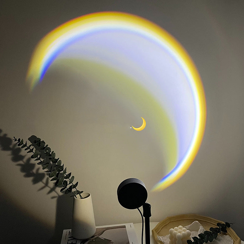 LED moon lamp night light

Rainbow sunset projector lamp