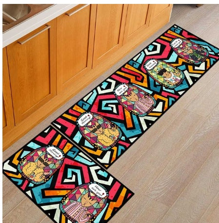 Non slip washable floor mat  oil proof bath mat