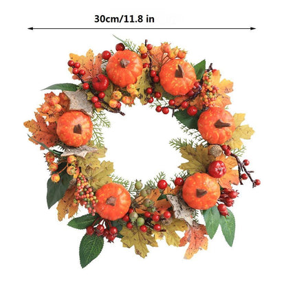 Autumn Harvest Wreath Autumn Foliage Front Door Wreath