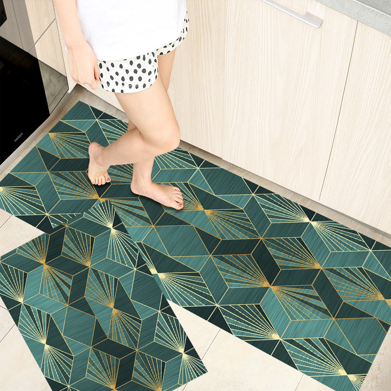 Ultra absorbent bath mat  quick‑dry bathroom floor mat