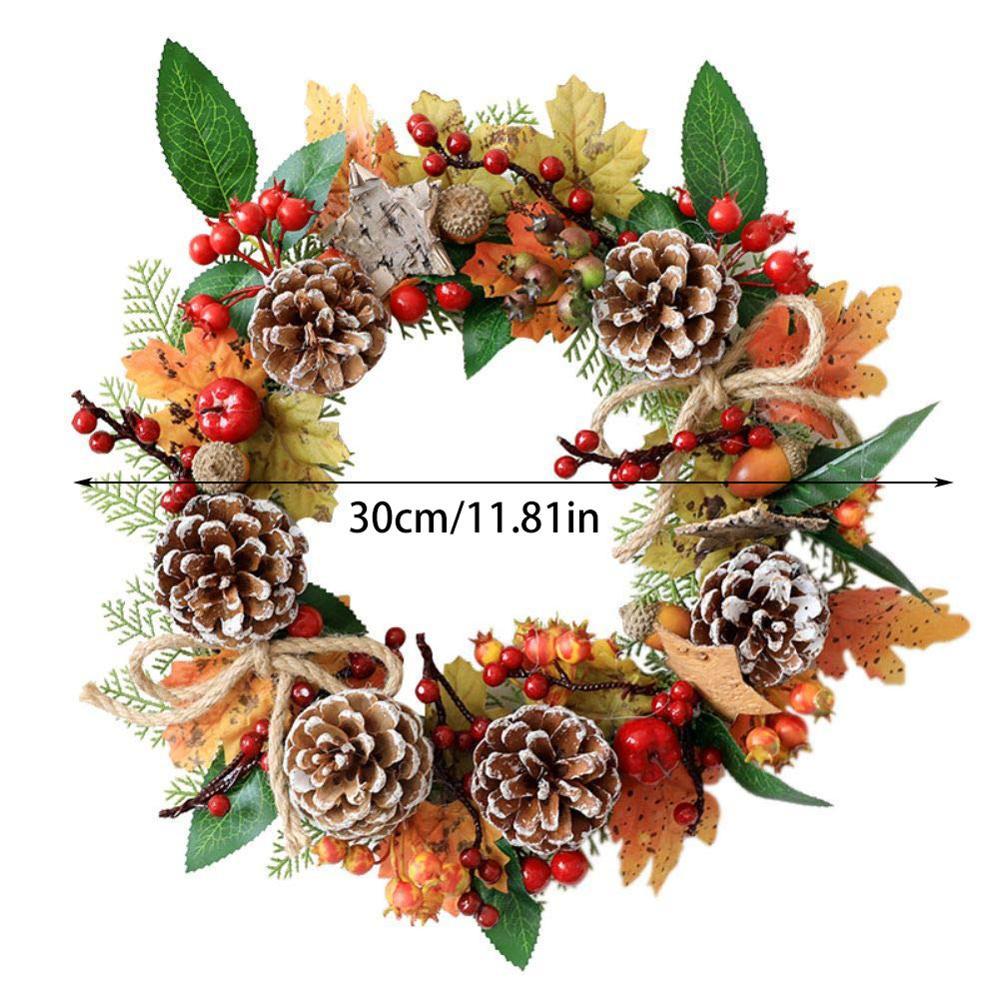 Autumn Harvest Wreath Autumn Foliage Front Door Wreath