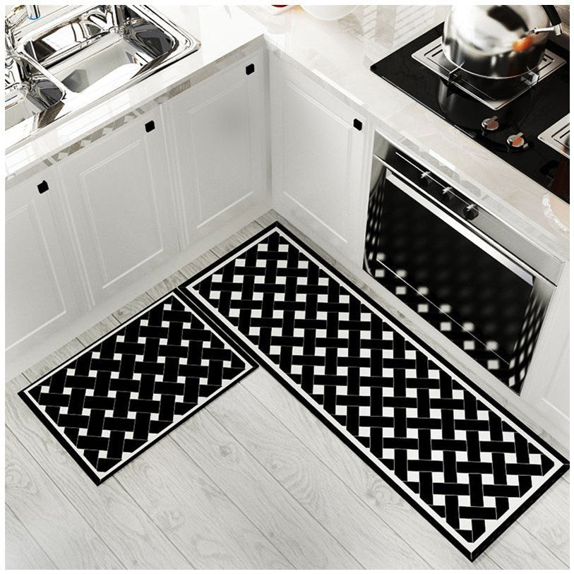 Oil proof kitchen floor mat anti oil splash runner mat