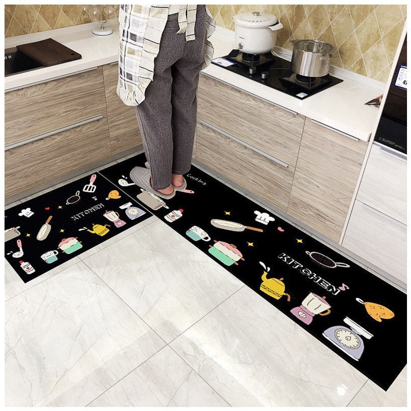 Oil proof kitchen floor mat anti oil splash runner mat