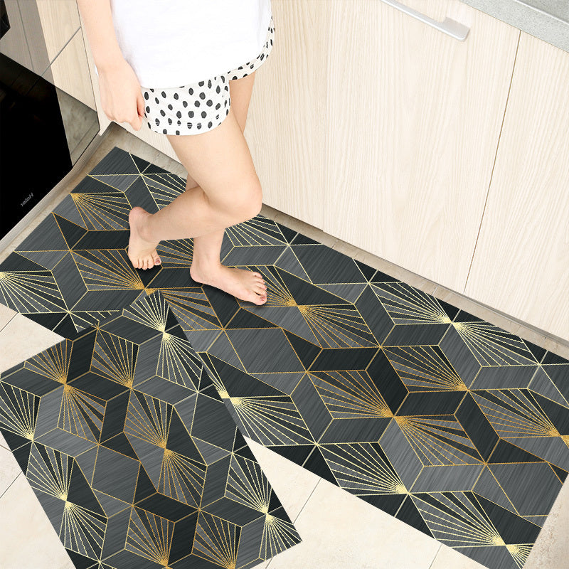 Ultra absorbent bath mat  quick‑dry bathroom floor mat