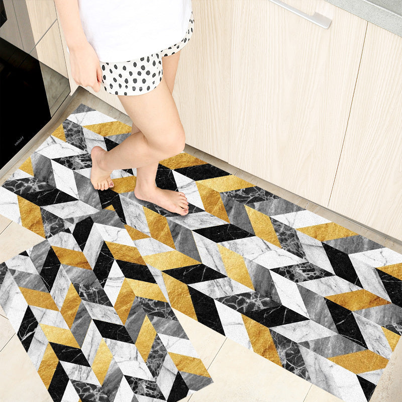 Ultra absorbent bath mat  quick‑dry bathroom floor mat
