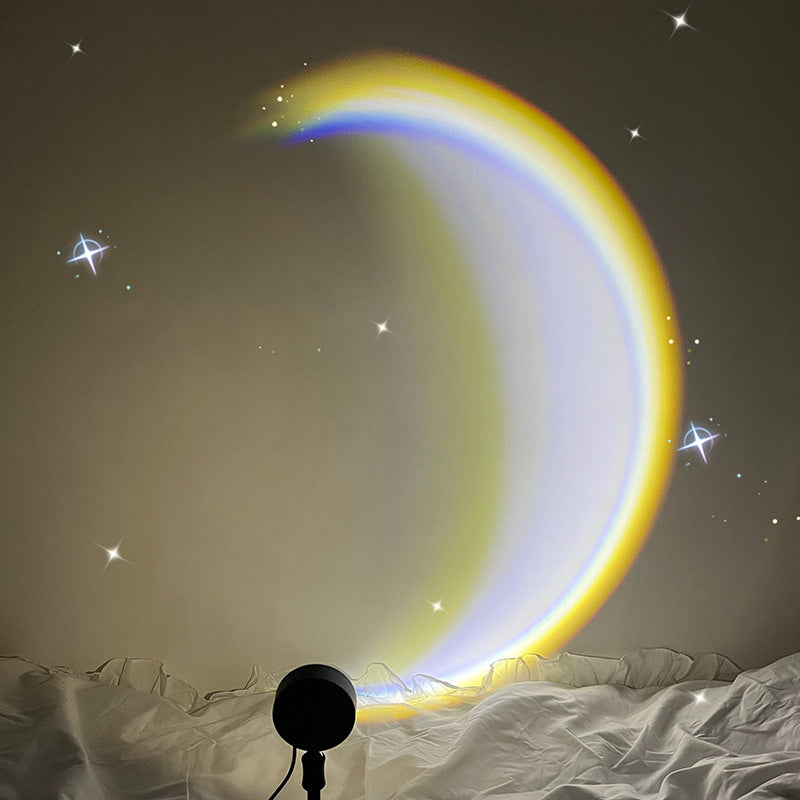 LED moon lamp night light

Rainbow sunset projector lamp
