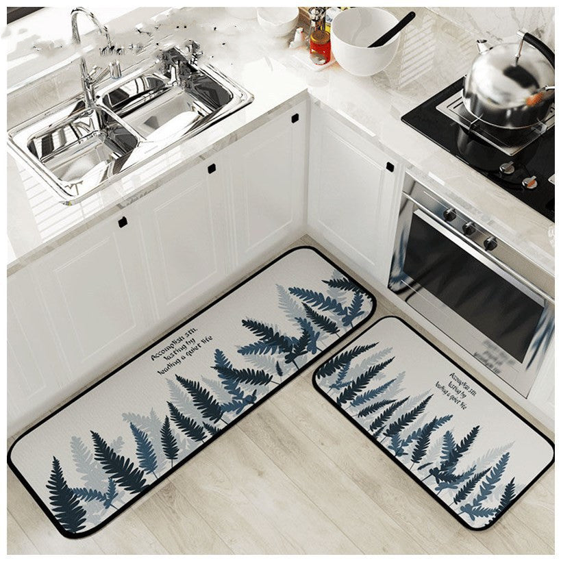 Oil proof kitchen floor mat anti oil splash runner mat