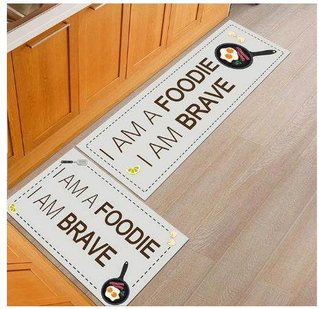 Non slip washable floor mat  oil proof bath mat