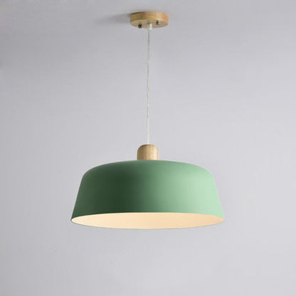 Nordic wood pendant light black wood hanging lamp kitchen