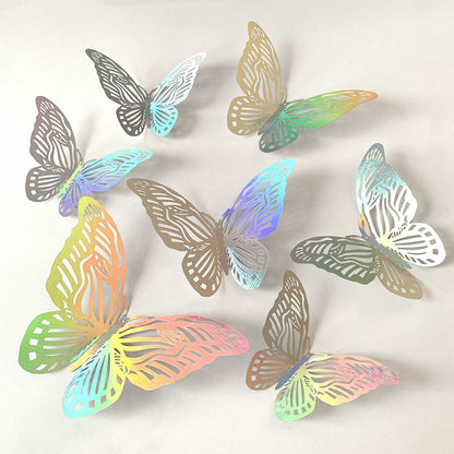 3D butterfly wall sticker  hollow butterfly wall décor