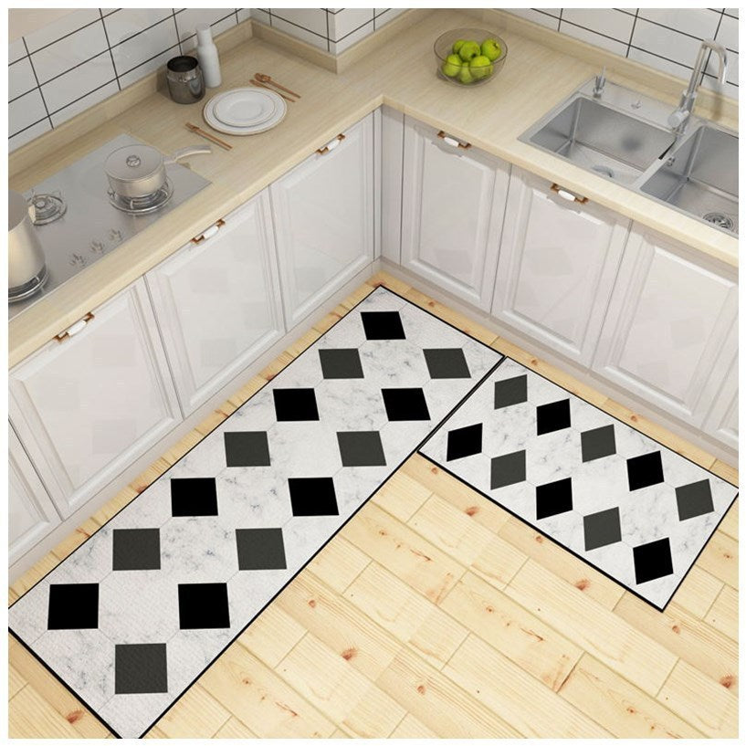 Oil proof kitchen floor mat anti oil splash runner mat