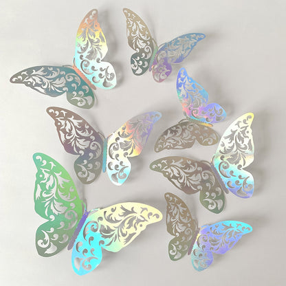 3D butterfly wall sticker  hollow butterfly wall décor
