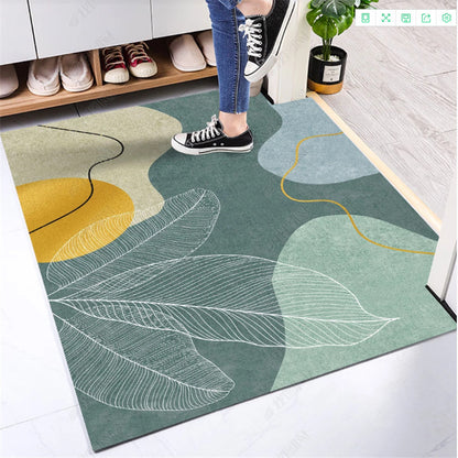 Non slip absorbent bath mat  quick dry bathroom mat