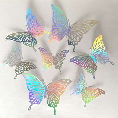 3D butterfly wall sticker  hollow butterfly wall décor