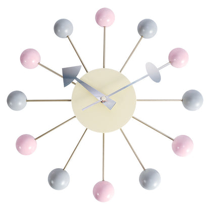 Light luxury silent wall clock light luxury quartz clock