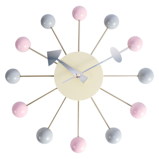 Light luxury silent wall clock light luxury quartz clock